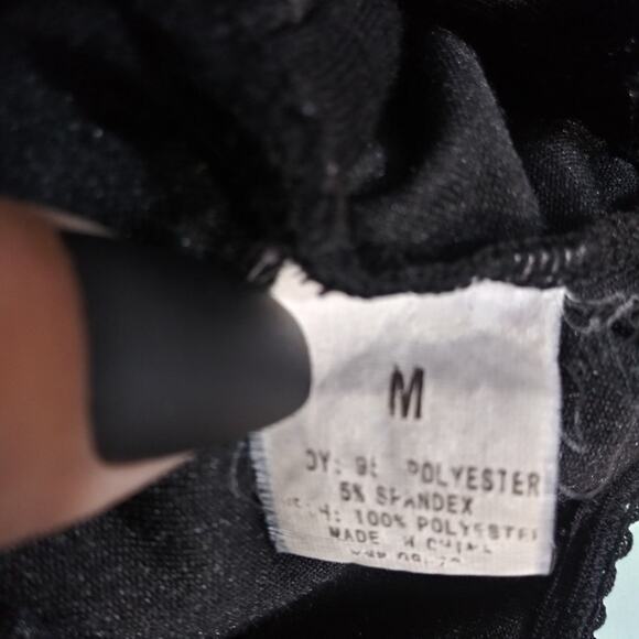 Nollie Black Velvet Bustier Bralette Edgy Festival Goth Size M - Picture 5 of 5